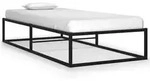 vidaXL Bettgestell Schwarz Metall 100x200 cm