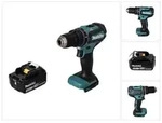 Makita DHP 485 M1 Akku Schlagbohrschrauber 18 V 50 Nm Brushless + 1x Akku 4,0...
