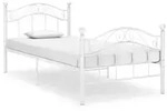 vidaXL Bett Wei&szlig; Metall 100x200 cm