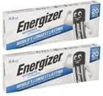 20x Energizer Ultimate Batterie Lithium LR06 1.5V AA Mignon L91