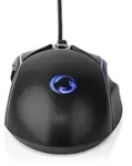 Nedis Gaming Mouse | GMWD510BK | Schwarz