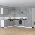 vidaXL Unterschrank mit Schublade Lyon Grau Sonoma 60x46x81,5 cm