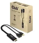 Club 3D - - Videoadapter - DisplayPort weiblich bis HDMI, USB (nur Strom)