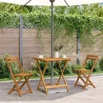vidaXL Gartentisch Klappbar 70x70x75 cm Massivholz Akazie