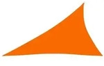 vidaXL Sonnensegel Oxford-Gewebe Dreieckig 3x4x5 m Orange