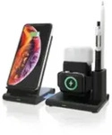 RealPower ChargeAIR Connect, Drinnen, USB, Kabelloses Aufladen, Schwarz