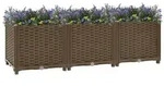 vidaXL Hochbeet 120x40x38 cm Polypropylen