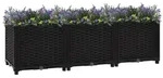 vidaXL Hochbeet 120x40x38 cm Polypropylen
