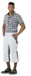 Plaline 3/4 Hose reinwei&szlig;/zink Gr&ouml;&szlig;e XS