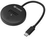 SANDBERG SSD-Dockingstation Sch&auml;chte: 1 - M.2 - M.2 NVMe Card - USB-C 3.2 (Gen 2)