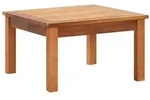 vidaXL Garten-Couchtisch 60x60x36 cm Massivholz Akazie