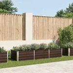 vidaXL Garten-Hochbeet Braun 240 x 80 x 45 cm Verzinkter Stahl