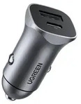 Ugreen - Auto-Netzteil - 18 Watt - 3 A - PD 3.0, QC 4.0 - 2 Ausgabeanschlussstellen
