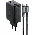 ACEFAST GaN 65W USB C Ladeger&auml;t mit 4K HD Ausgang USB-C Netzteil 2-Port PD