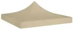 vidaXL Partyzelt-Dach 3x3 m Beige 270 g/m2