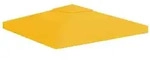 vidaXL Pavillon-Dachplane mit Kaminabzug 310 g/m2 3x3 m Gelb