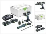 Festool TPC 18/4 I-Basic Akku Schlagbohrschrauber 18 V 75 Nm Brushless + 2x...