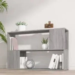 vidaXL B&uuml;cherregal Grau Sonoma 100x24x63 cm Holzwerkstoff