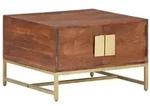 vidaXL Couchtisch Honigbraun 67x67x45 cm Akazie Massivholz