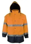 Warn Parka - Gr. S - orange/marine - EN ISO 20471/343 Kl. 3 - 100 % PES -