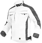 Leibw&auml;chter FLEXJ Flex Line, Bundjacke wei&szlig;-grau, Gr. S FLEXJ24S