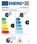 VREDESTEIN Ganzjahresreifen 225/45 R17 TL 94W QUATRAC PRO EV XL FSL BSW M+S 3PMSF
