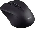 Trust MYDO SILENT Maus Funk Optisch Schwarz 4 Tasten 1800 dpi