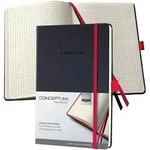 SIGEL Notizbuch Conceptum, Red Edition, Hardcover, ca. A5, kariert,...