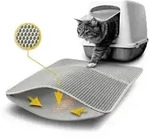 lionto Katzenstreumatte mit effektiver Wabenstruktur gegen Streureste,