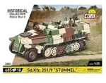 COBI-2283 - HC WWII /2283/ SD.KFZ.251/9 HALFTRUCK STUMMEL, 485 Teile, ab 7 Jahren