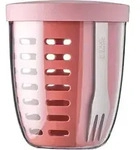 Mepal Fruitpot Ellipse Vivid Mauve &ndash; 600 ml Inhalt &ndash; ideal f&uuml;r Fr&uuml;chte, Obst