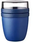 Mepal | Lunchpot Mini Ellipse | Vivid Blue | vielseitiger To-Go-Becher | geeignet