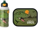 Mepal Pausenset Campus Dino &ndash; Trinkflasche und Brotdose mit Bento-Einsatz &ndash;...
