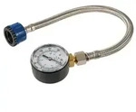 Wasserdruckmesser mit Edelstahlschlauch 0&ndash;11 bar