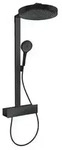 hansgrohe HG Showerpipe Rainfinity 350 mit Kopfbrause 360 mattschwarz