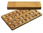 3256 - Hus, Bambus, Brettspiel aus Holz, 1-2 Spieler, ab 8 Jahren