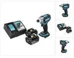 "Makita DTS 141 RM Akku Impulsschrauber 18 V 40 Nm 1/4" Brushless + 2x Akku 4,0...
