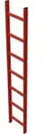 Schachtleiter 13Sprossen L.3,64m LW 300mm Ku. GFK Au&szlig;en-B.350mm Zarges