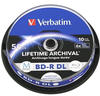 Verbatim 43847, Verbatim M-DISC BD-R DL 6X 50GB 10XSPIND, Art# 9079924