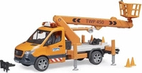 Bruder BR-02679, Bruder MB Sprinter Arbeitsb&uuml;hne mit Light + Sound Modul