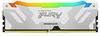 Kingston KF576C38RWA-16, 16GB Kingston FURY Renegade RGB weiß/silber DDR5-7600...
