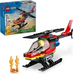 LEGO 60411, LEGO City 60411 Feuerwehrhubschrauber, Feuerwehr-Spielzeug mit