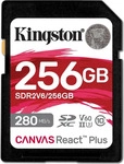 Kingston SDR2V6/256GB, 256GB Kingston Canvas React Plus for Full HD/4K