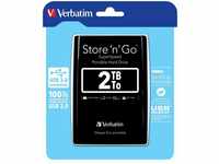 Verbatim 53177, 2TB Verbatim Store n Go 53177 2.5 " (6.4cm) USB 3.0 schwarz,...