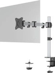 Durable 509423, Durable Monitorhalterung Select f&uuml;r 1 Mon. Tischbef Silber