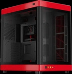 Gamdias 16332-82710-00000-G, Gamdias Neso P1 BR Midi Tower ohne Netzteil schwarz/rot