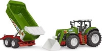 Bruder 03452, Bruder Roadmax Traktor mit Frontlader und Kippanh&auml;nger