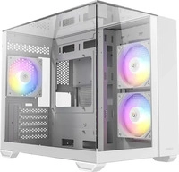 Antec 0-761345-10141-7, Antec CX600M Trio ARGB Mini Tower ohne Netzteil weiss