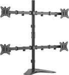 Equip 650127, Equip Tischfu&szlig; 17"-32"/ 9kg 4TFT 360&deg; sw