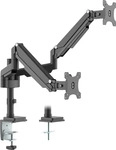 InLine 23160B, InLine Tischhalterung mit Lifter, beweglich, f&uuml;r zwei Monitore...